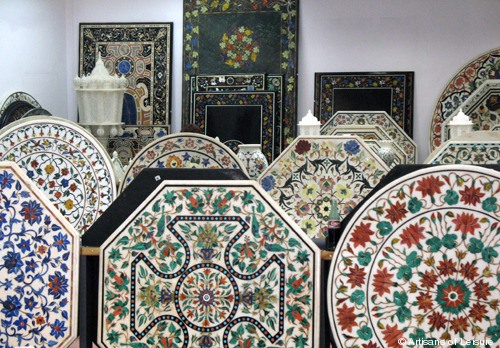 106-Marble inlay table tops from Agra India.jpg